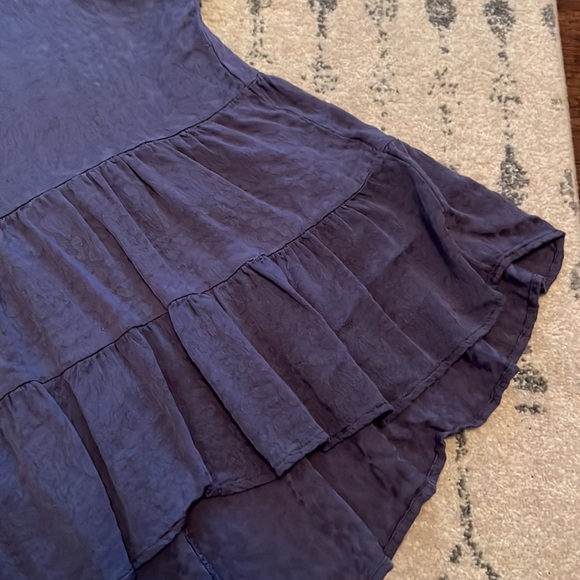 Grey Leopard Ruffle Shirt - Picture 4 of 6